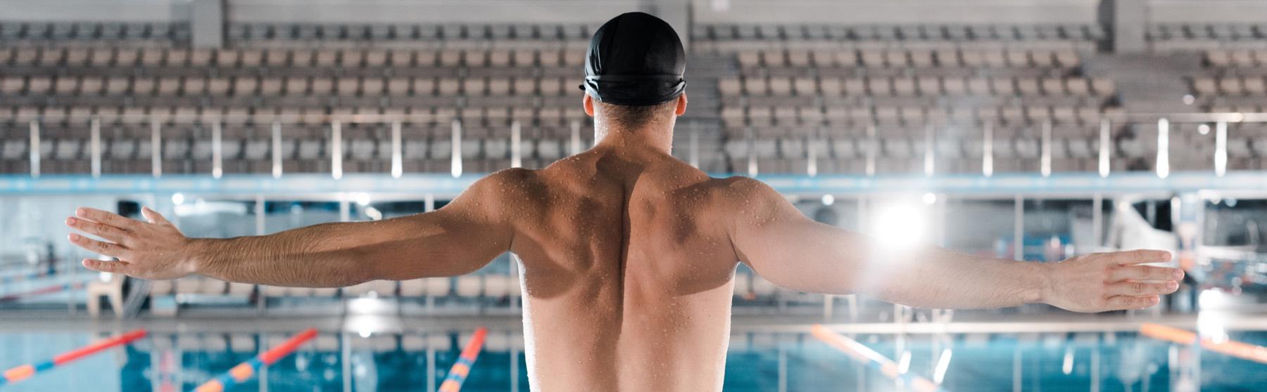 Beginner swimmer training toward longer distance