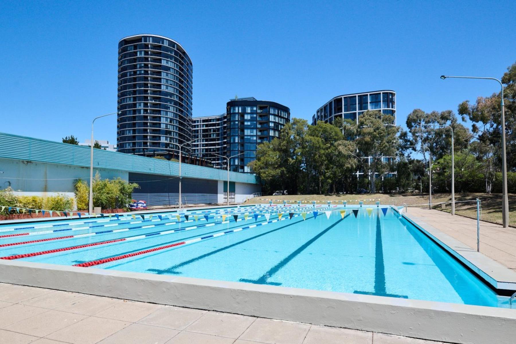 Athlete warm-up before high-intensity swim set