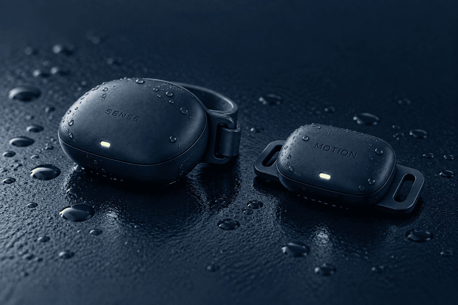 Sense and Motion hardware concept with low-profile attachment points